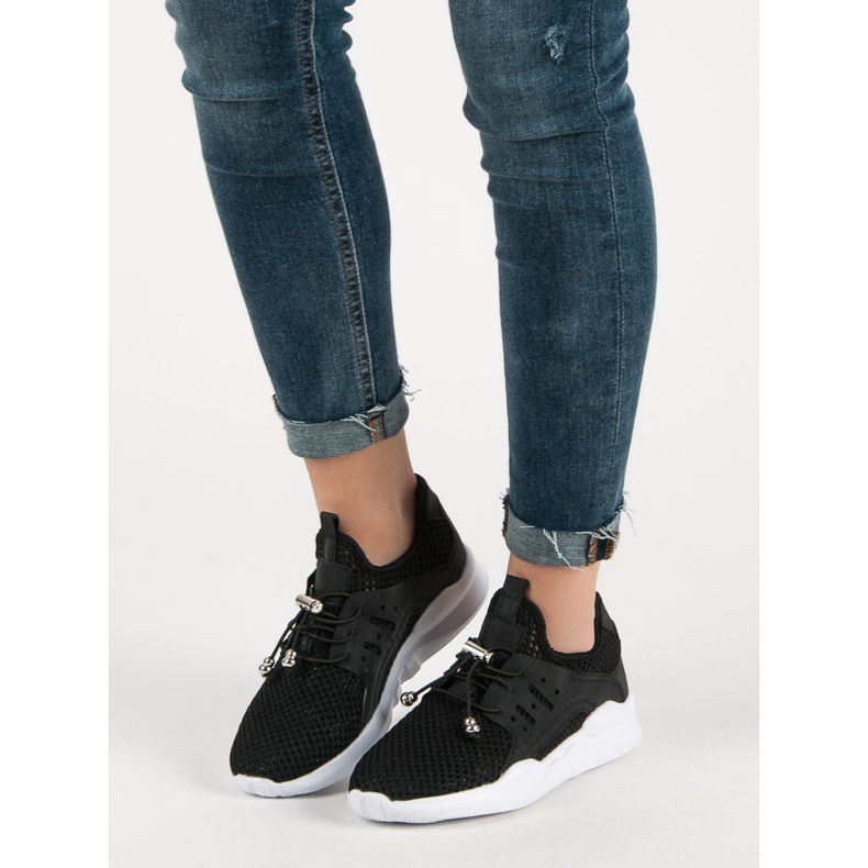 Calzado deportivo calado negro 1 Calzado deportivo calado negro 1