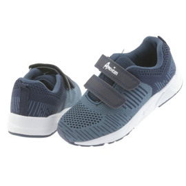 American Club Zapatillas deportivas American CA05 con velcro azul marino 4