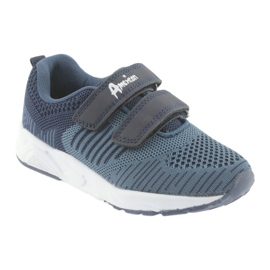 American Club Zapatillas deportivas American CA05 con velcro azul marino 1
