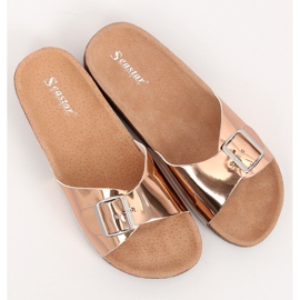 Chanclas de metal champagne DD94P Champagne II-GAT rosado 2