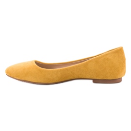 Primavera Bailarinas Clásicas Mostaza amarillo 3