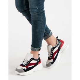 Calzado de moda en la plataforma blanco multicolor 2