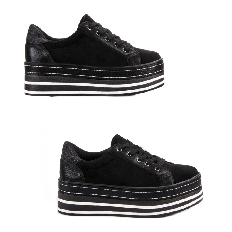 Weide Zapatillas en la plataforma negro 2 Weide Zapatillas en la plataforma negro 2