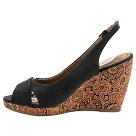 Corina Sandalias étnicas de moda negro 2 Corina Sandalias étnicas de moda negro 2