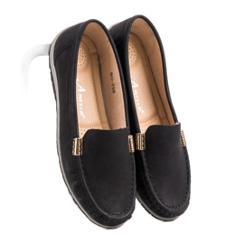 Anesia Paris Mocasines negros 1