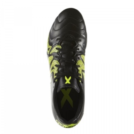 Zapatillas de fútbol Adidas X 15.3 FG / AG Leather B26971 negro negro 1 Zapatillas de fútbol Adidas X 15.3 FG / AG Leather B26971 negro negro 1