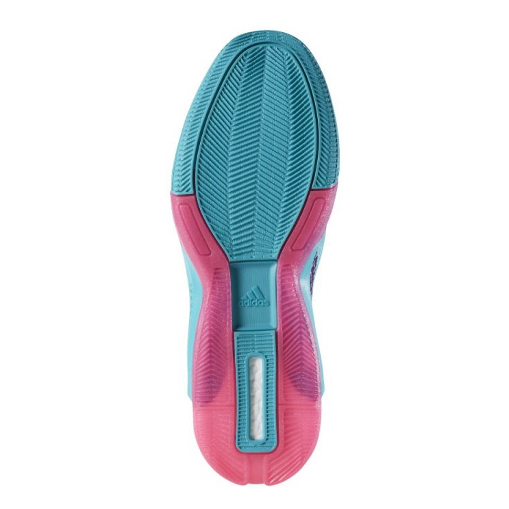 Zapatillas de baloncesto adidas John Wall 2 Boost Prime Knit M D70028 multicolor púrpura 2