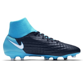 Nike Magista Onda Ii Df Fg M 917787-414 Zapatos de fútbol multicolor azul 1