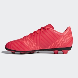 Botas de fútbol Adidas Nemeziz 17.4 FxG Jr CP9207 rojo rojo 1