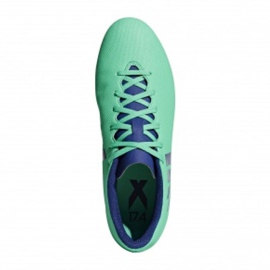 Botas de fútbol Adidas X 17.4 FxG M CP9197 azul azul 1