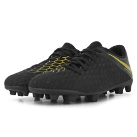 Nike Hypervenom Phantom 3 Club Fg 3 M AJ4145-090 zapatos de fútbol negro negro 2