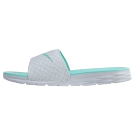 Chanclas Nike Benassi Solarsoft 705475-130 blanco verde 2