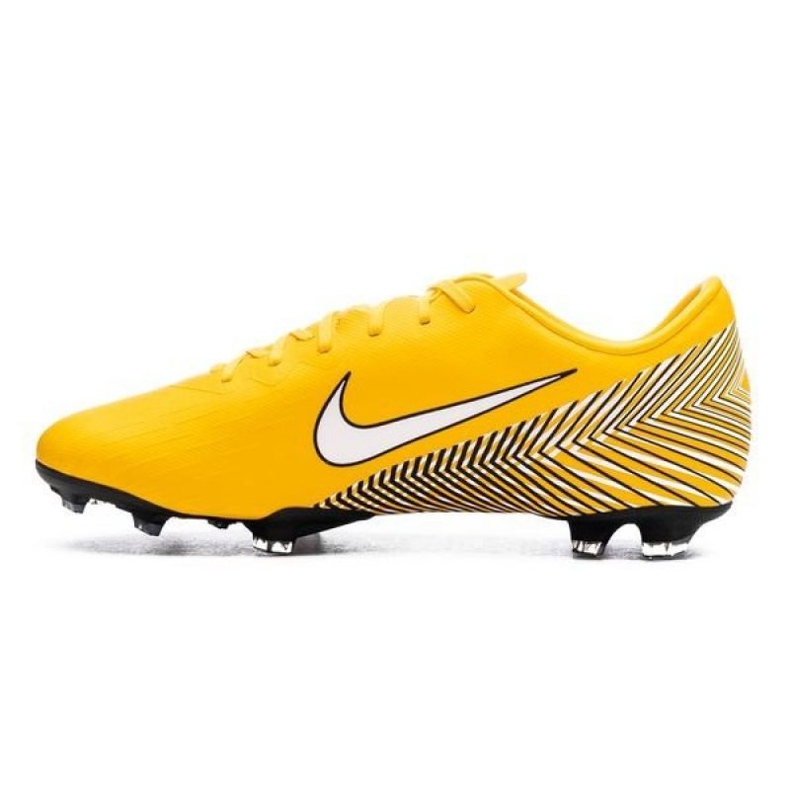 Nike Mercurial Vapor 12 Elite Neymar Fg Jr AR4091-710 zapatos de fútbol amarillo con acerca de ł volumen 1