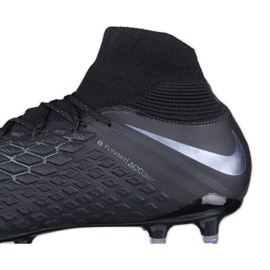 Nike Hypervenom Phantom 3 Elite Dynamic Fit Fg M AJ3803-001 zapatillas de fútbol negro negro 2