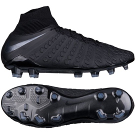 Nike Hypervenom Phantom 3 Elite Dynamic Fit Fg M AJ3803-001 zapatillas de fútbol negro negro 3