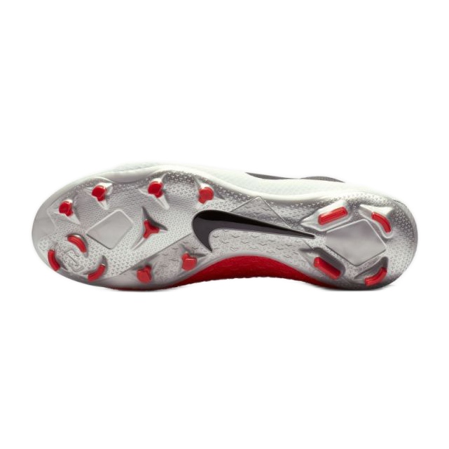 Nike Phantom Vsn Pro Df Fg AO3266-060 zapatos de fútbol blanco gris 2