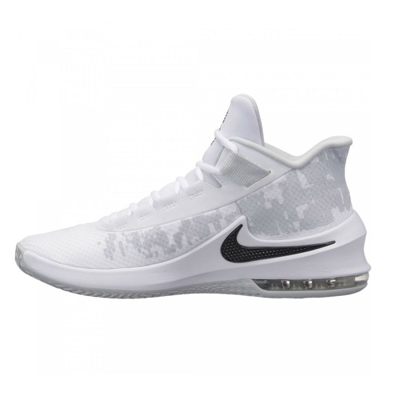 Zapatillas de baloncesto Nike Air Max Infuriate 2 Mid M AA7066-100 blanco blanco 1