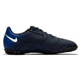 Zapatillas de fútbol Nike BombaX Tf Jr 826488-414 negro negro 1