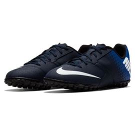 Zapatillas de fútbol Nike BombaX Tf Jr 826488-414 negro negro 2