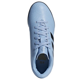 Botas de fútbol adidas Nemeziz Messi Tango Tf Jr DB2400 azul azul 2