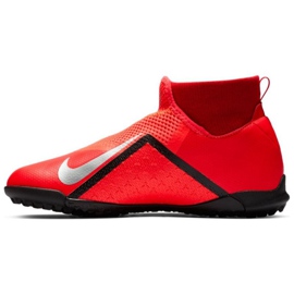Zapatillas de fútbol Nike Phantom Vsn Academy Df Tf Jr AO3292-600 rojo rojo 1