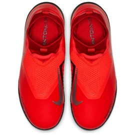 Zapatillas de fútbol Nike Phantom Vsn Academy Df Tf Jr AO3292-600 rojo rojo 2