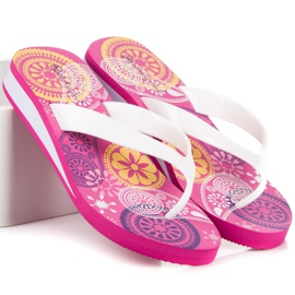 Mckeylor Zapatillas de playa rosado 1