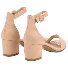 Seastar Sandalias de tacón en beige 5