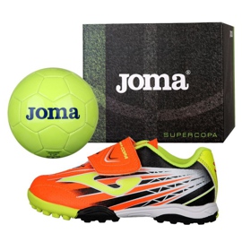 Botas de fútbol Joma Super Copa Jr Tf SCJS.908.TF + Balón libre multicolor multicolor 1