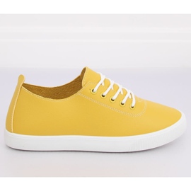 Zapatillas de mujer amarillas WD009 Yellow amarillo 4