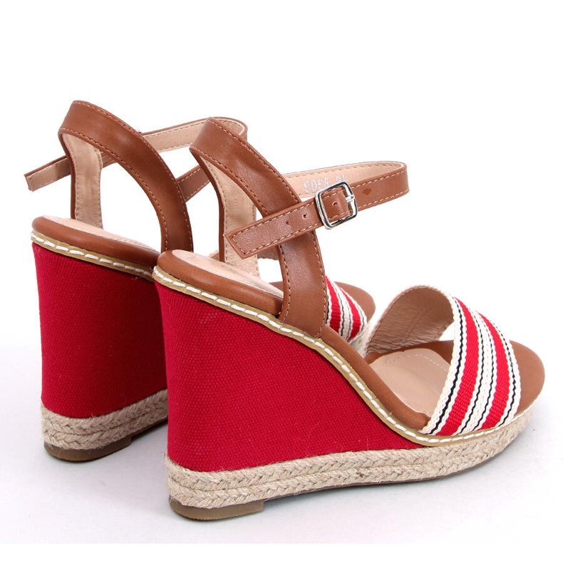 Sandalias de cuña rojas 9068 Red rojo 2 Sandalias de cuña rojas 9068 Red rojo 2