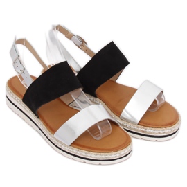 Sandalias de mujer negras F056 Negra negro 1