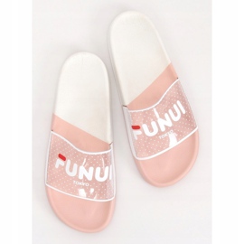 Pink Pantuflas rosas para mujer ZD807 Pink rosado 4