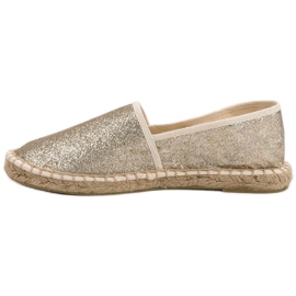 Cm Paris Alpargatas Doradas Brillantes dorado 5