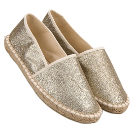 Cm Paris Alpargatas Doradas Brillantes dorado 1