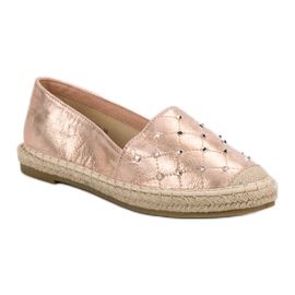 Lucky Shoes Alpargatas Con Jets rosado 3