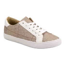 Zapatillas con cordones amarillo 4