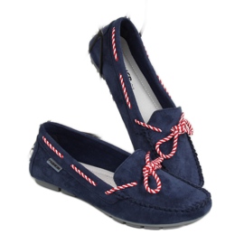Mocasines mujer azul marino MH04 Navy 2