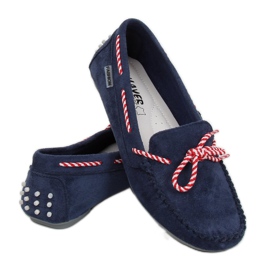 Mocasines mujer azul marino MH04 Navy 1