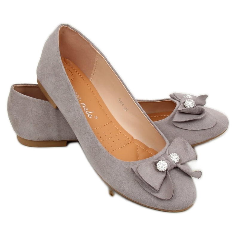 Bailarinas grises para mujer 6244 Gris 1