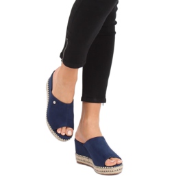 Zapatilla azul marino MW-3M65 Azul 3