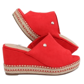 Pantuflas cuña rojas MW-3M65 Rojo 1
