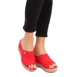 Pantuflas cuña rojas MW-3M65 Rojo 2