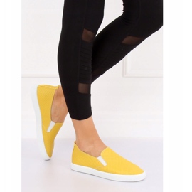 Zapatillas sin cordones amarillas WD010-4 Yellow amarillo 3