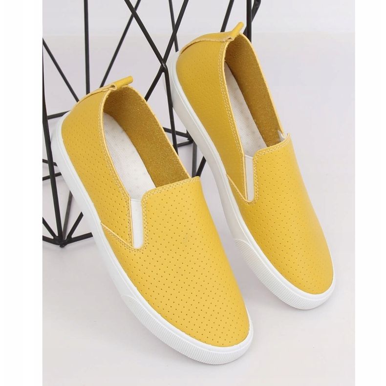 Zapatillas sin cordones amarillas WD010-4 Yellow amarillo 1