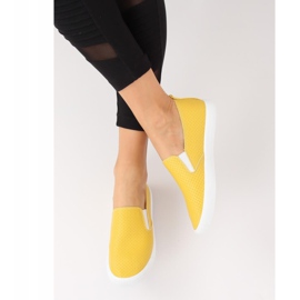 Zapatillas sin cordones amarillas WD010-4 Yellow amarillo 2