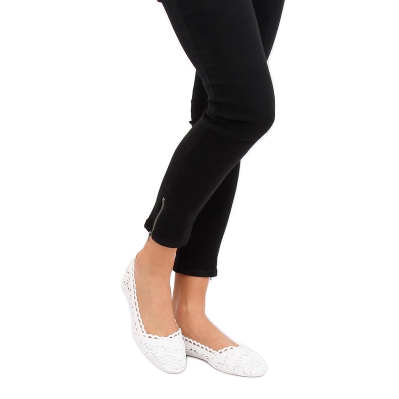 Bailarinas caladas blancas 4701 Blanco 1