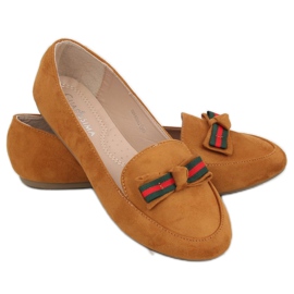 Mocasines de mujer camel JM6690Q Camel marrón 1