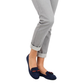 Mocasines mujer azul marino JM6690Q Azul Marino 3