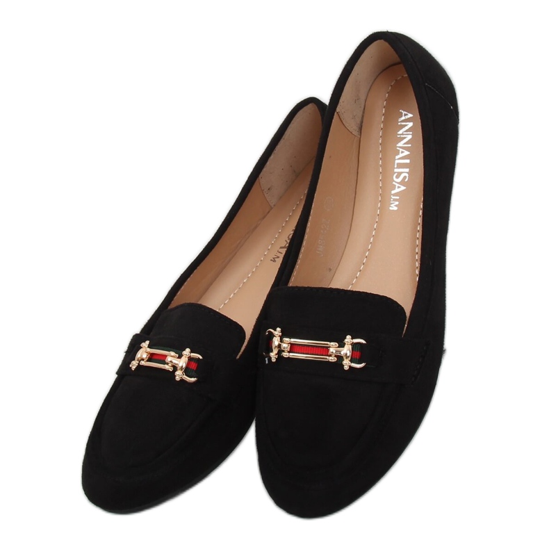 Negro Mocasines de mujer JM8542Z Negro 1